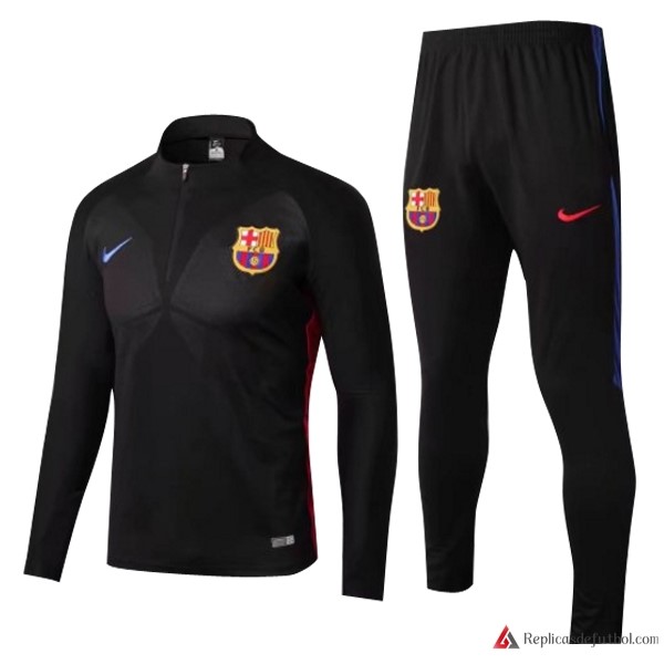 Chandal Barcelona Niño 2017-2018 Negro